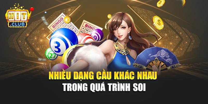Nhiều dạng cầu khác nhau trong quá trình soi